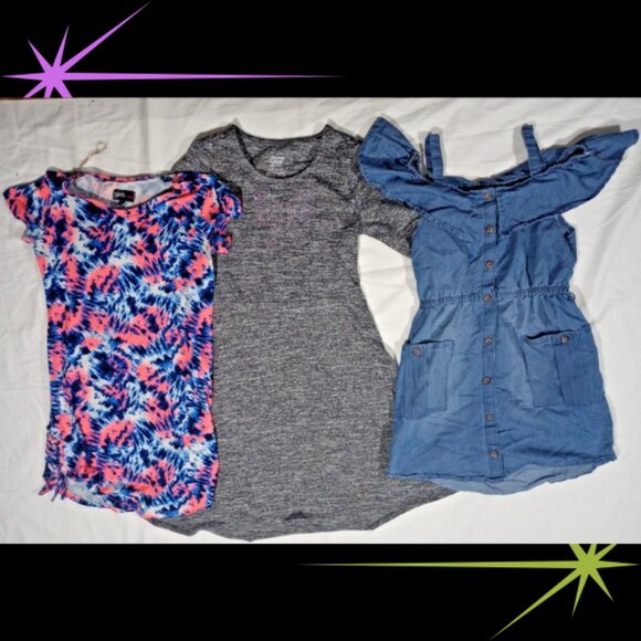 Girls Clothing Bundle 22pc | Size 10–16 | Dresses, Shirts, Shorts | Pre-owned - Picture 7 of 9
